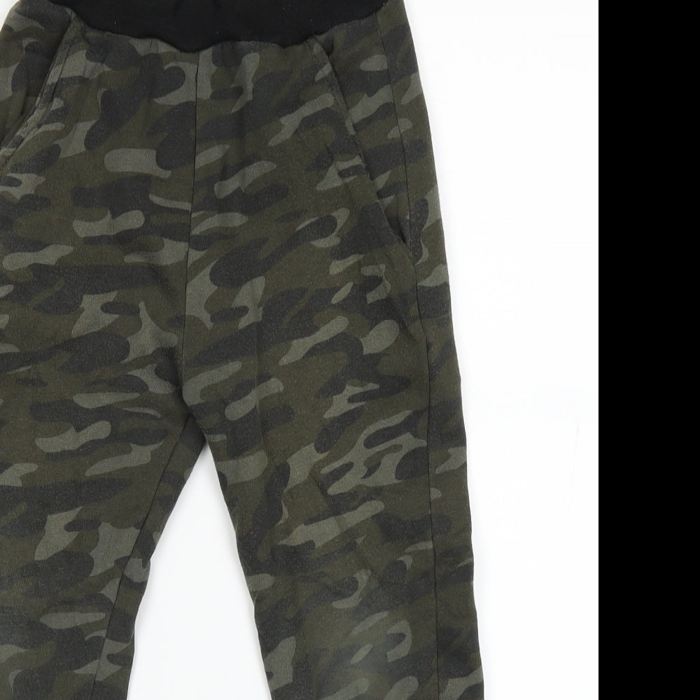 Primark Boys Multicoloured Camouflage  Sweatpants Trousers Size 8-9 Years