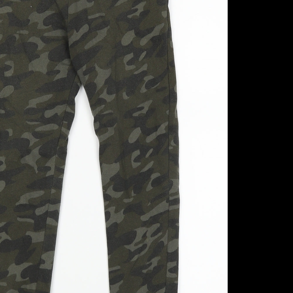 Primark Boys Multicoloured Camouflage  Sweatpants Trousers Size 8-9 Years
