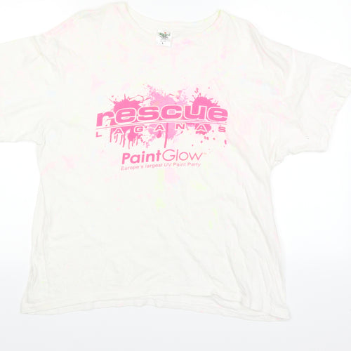 KEYA Womens White   Basic T-Shirt Size 14