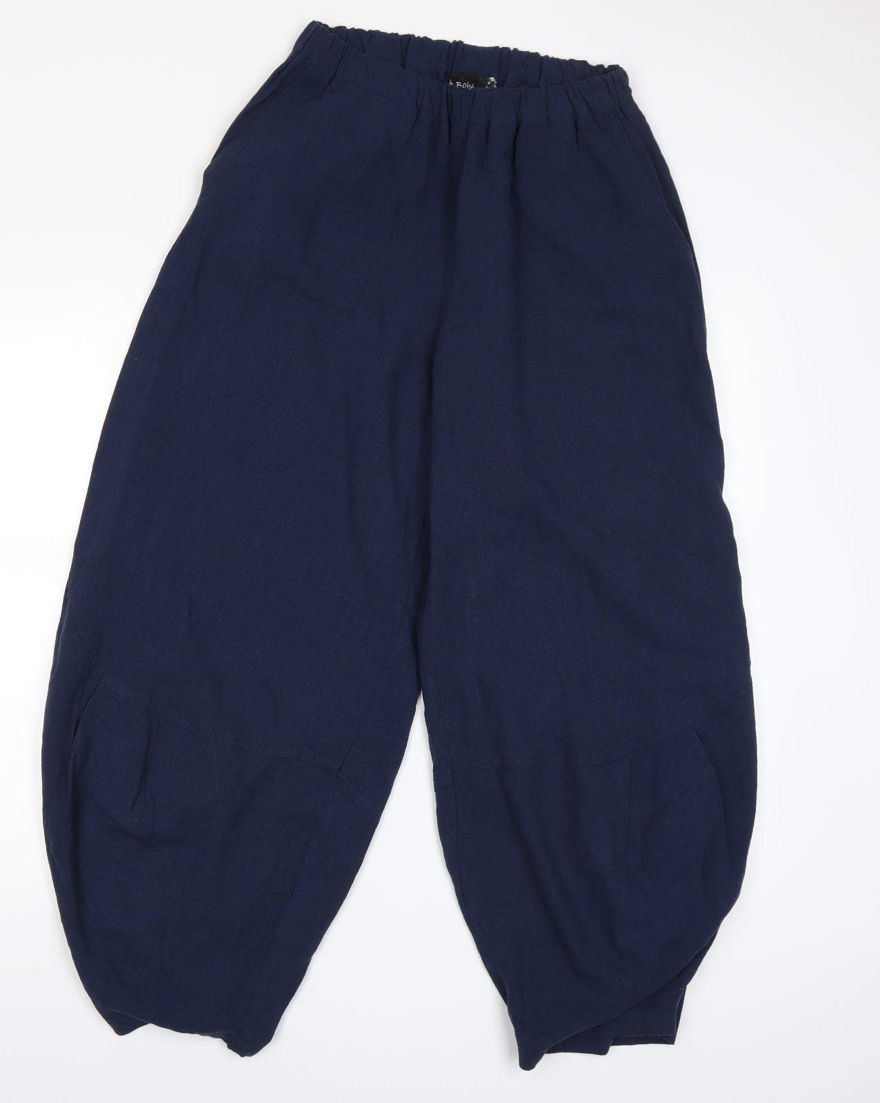 Boheme Womens Blue   Harem Trousers Size S L21 in