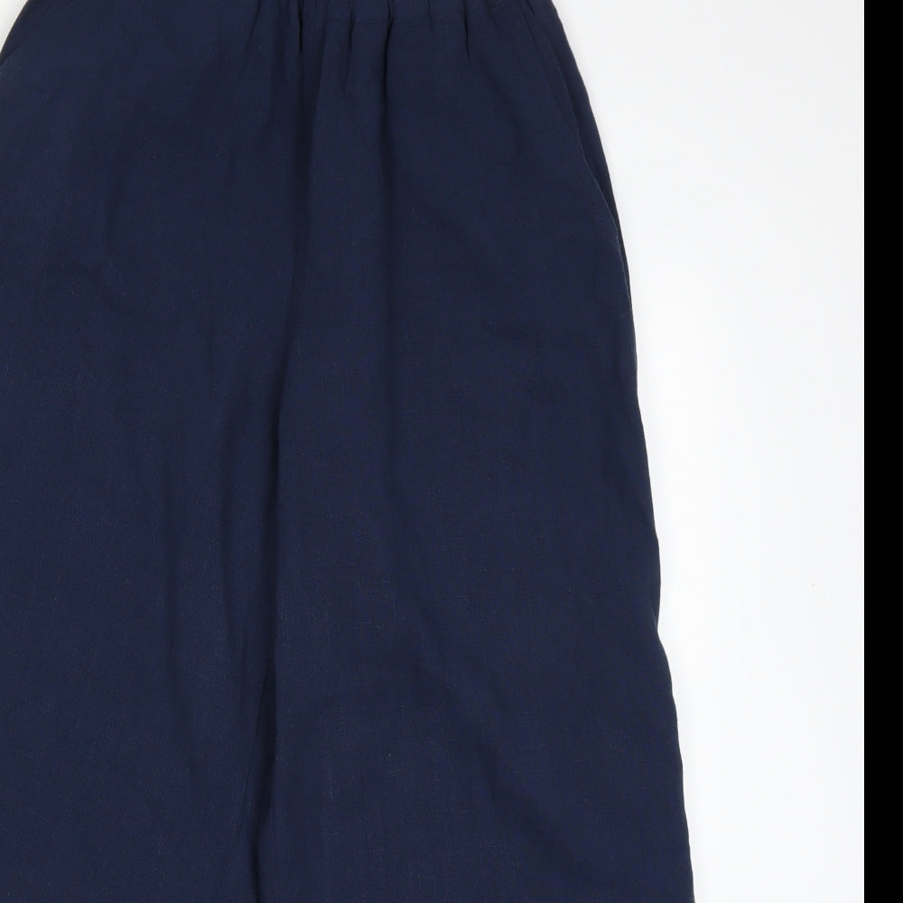 Boheme Womens Blue   Harem Trousers Size S L21 in