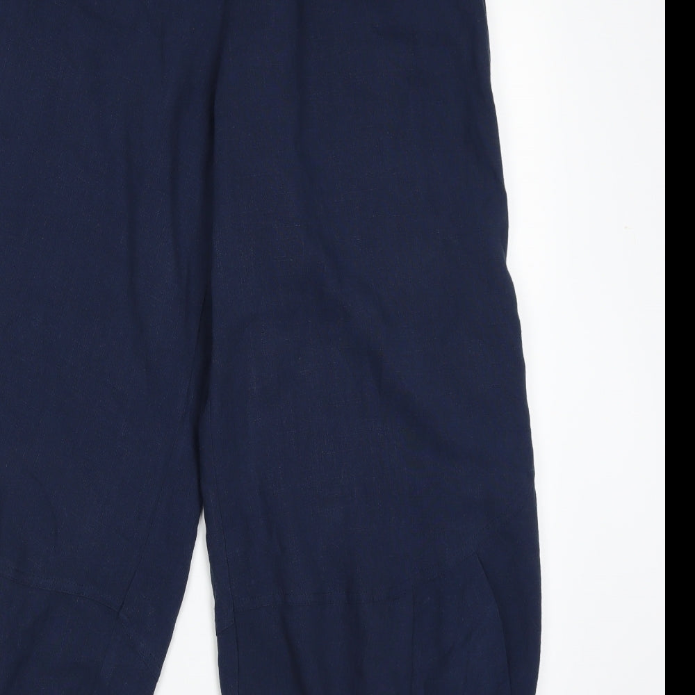 Boheme Womens Blue   Harem Trousers Size S L21 in