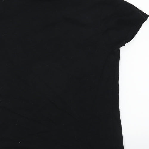 Gildan Womens Black   Basic T-Shirt Size 6