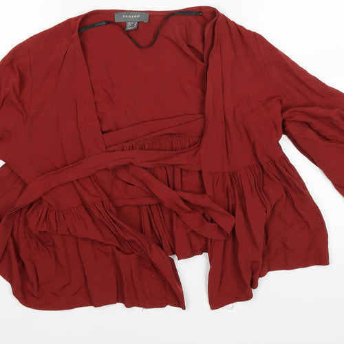 Primark Womens Orange   Cardigan Jumper Size 8
