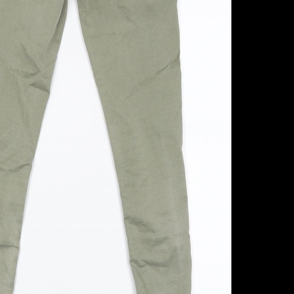 Top shop Womens Green   Straight Jeans Size 30 L30 in
