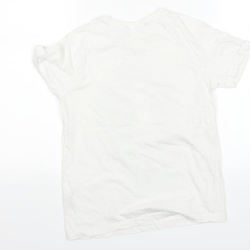 George Boys White   Basic T-Shirt Size 9 Years