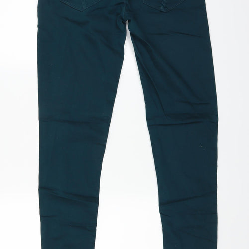 Denim Co Womens Green   Skinny Jeans Size 10 L25 in