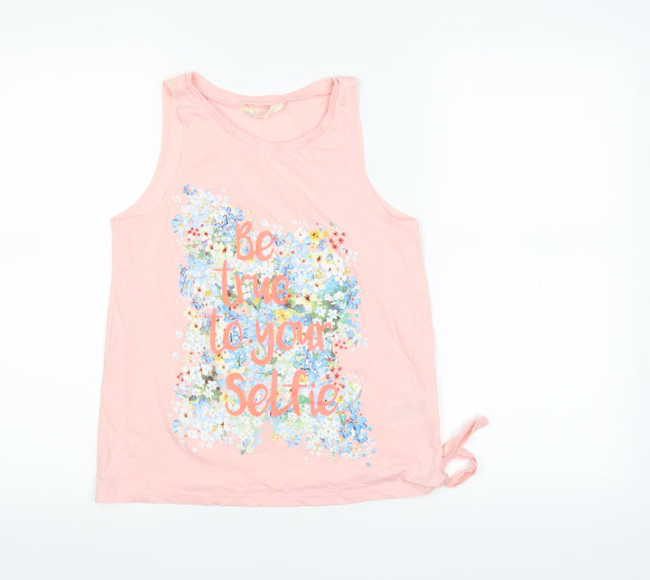 H&M Girls Pink   Basic Tank Size 11 Years