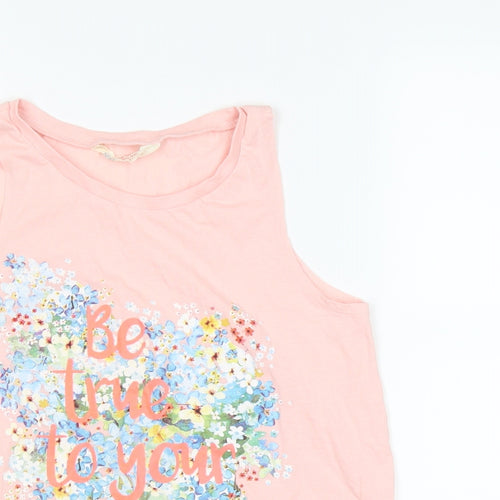 H&M Girls Pink   Basic Tank Size 11 Years