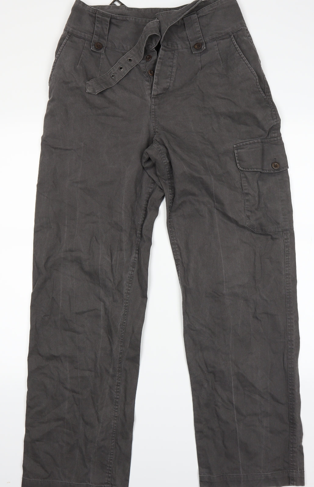 Toast Womens Grey   Cargo Trousers Size 12