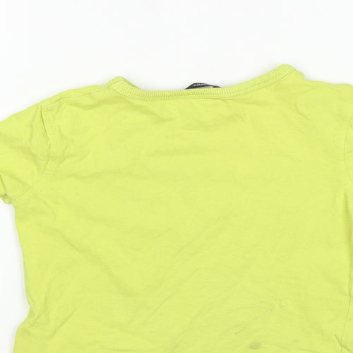 George Boys Yellow   Basic T-Shirt Size 3-4 Years  - DINOSAUR