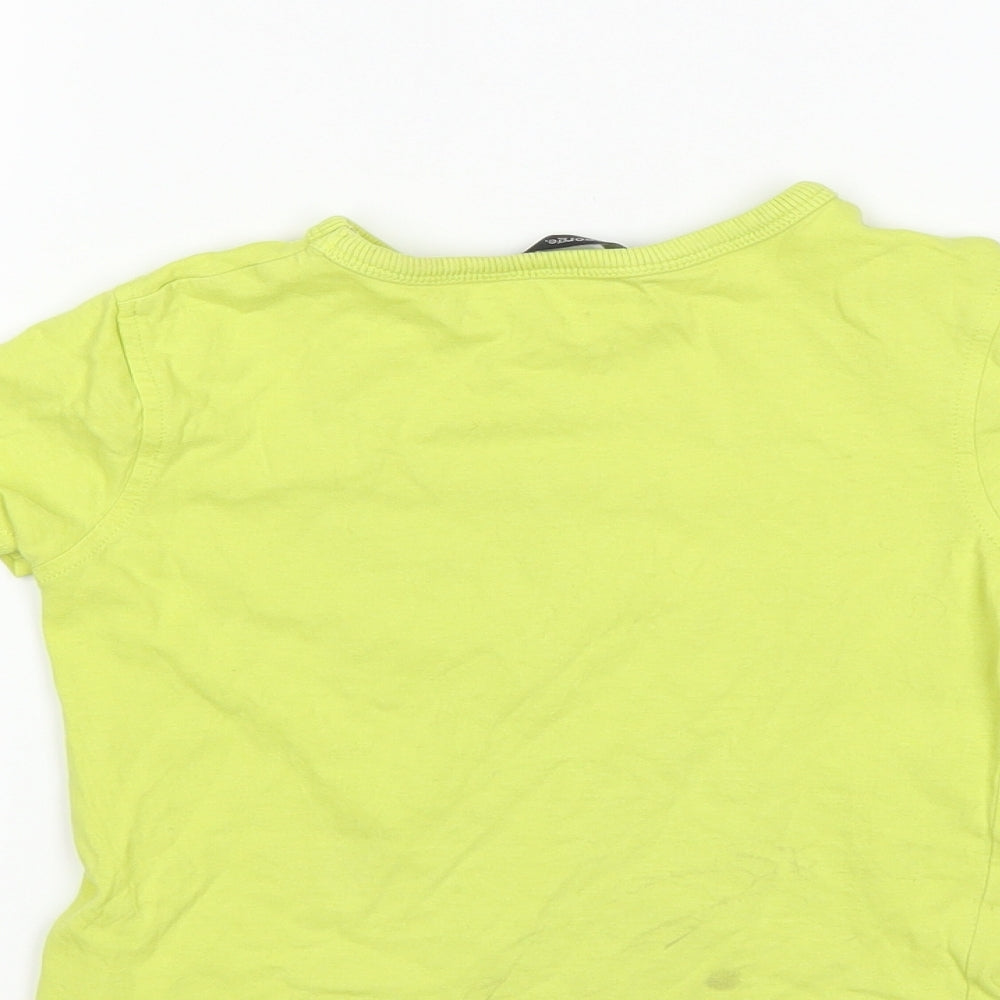 George Boys Yellow   Basic T-Shirt Size 3-4 Years  - DINOSAUR