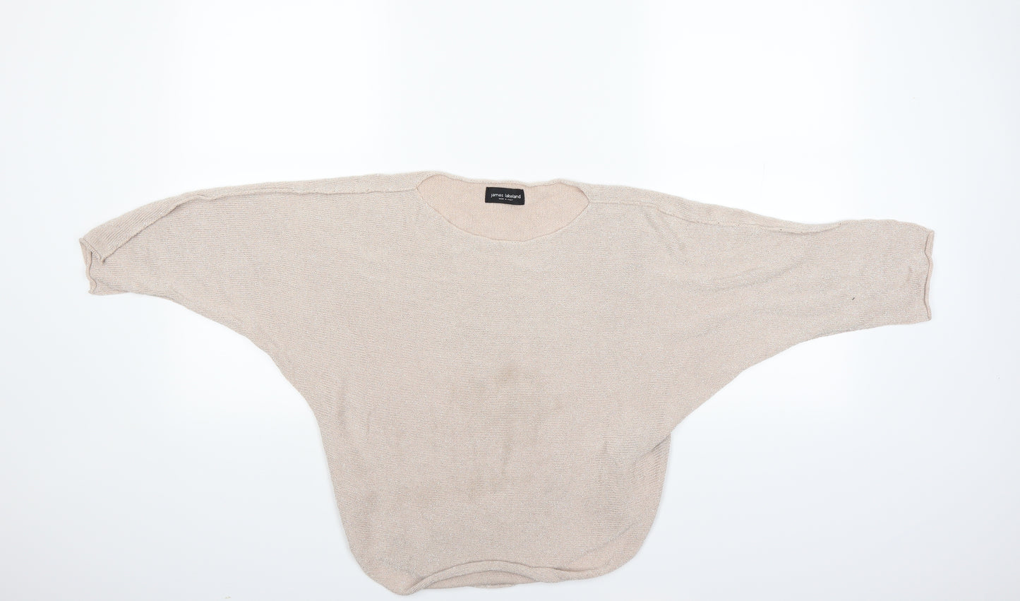 James Lakeland Womens Beige   Pullover Jumper Size 12