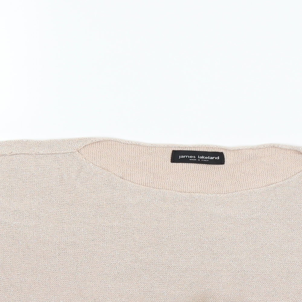 James Lakeland Womens Beige   Pullover Jumper Size 12