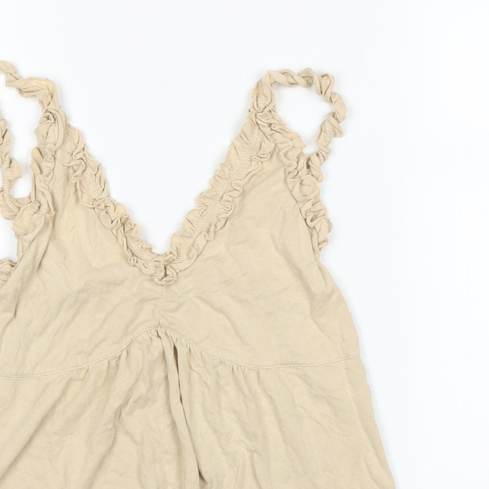 Atmosphere Womens Beige   Basic Tank Size 16