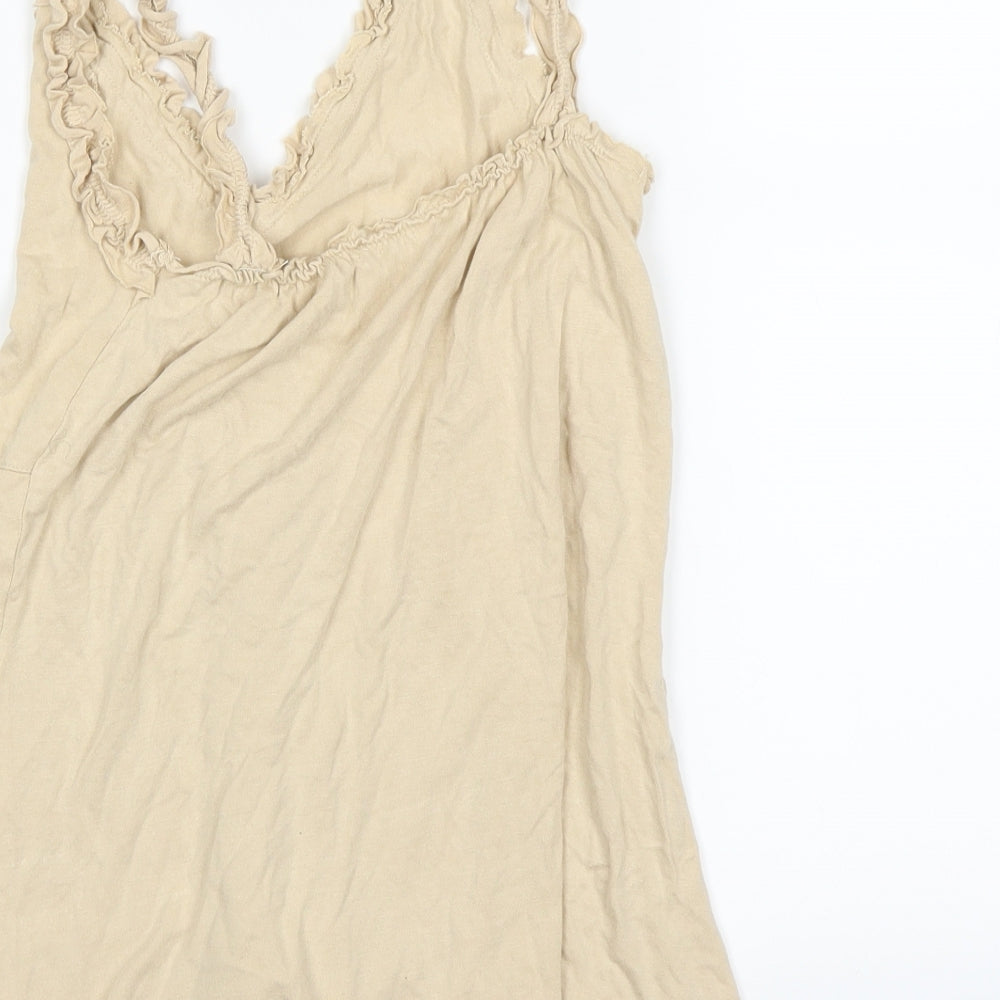 Atmosphere Womens Beige   Basic Tank Size 16