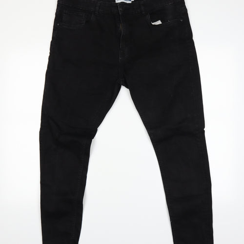 Easy Denim  Womens Black   Straight Jeans Size 38 L30 in
