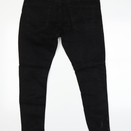 Easy Denim  Womens Black   Straight Jeans Size 38 L30 in