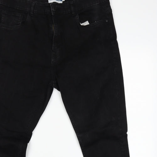 Easy Denim  Womens Black   Straight Jeans Size 38 L30 in