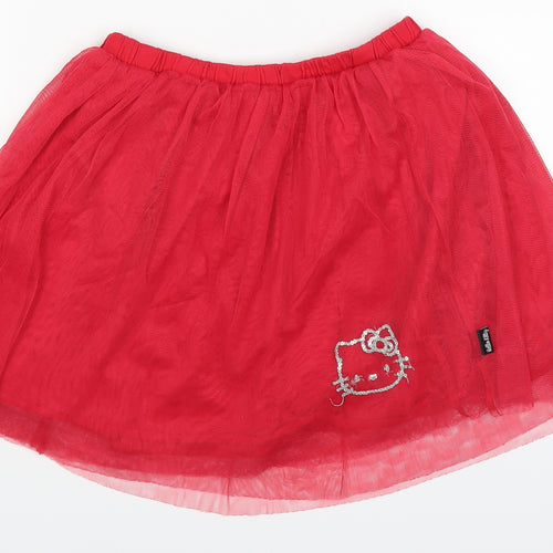 Hello Kitty Girls Red   Tutu Skirt Size 7-8 Years