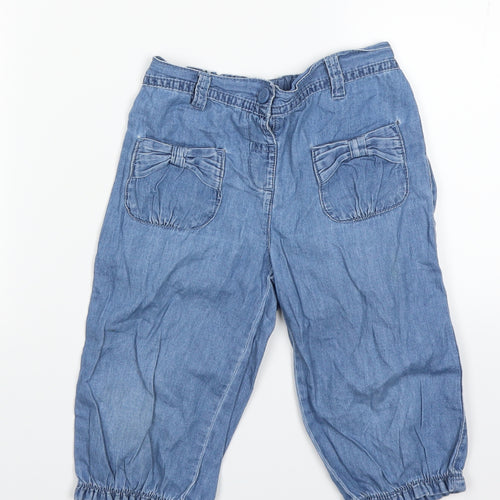 Matalan Girls Blue   Jegging Trousers Size 4-5 Years