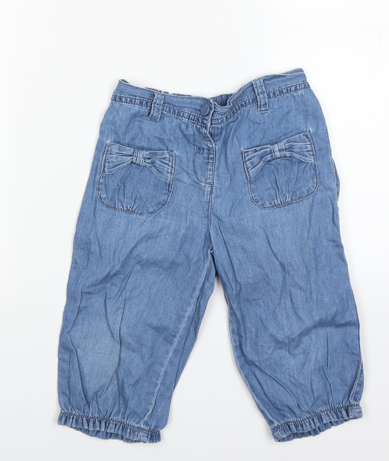 Matalan Girls Blue   Jegging Trousers Size 4-5 Years