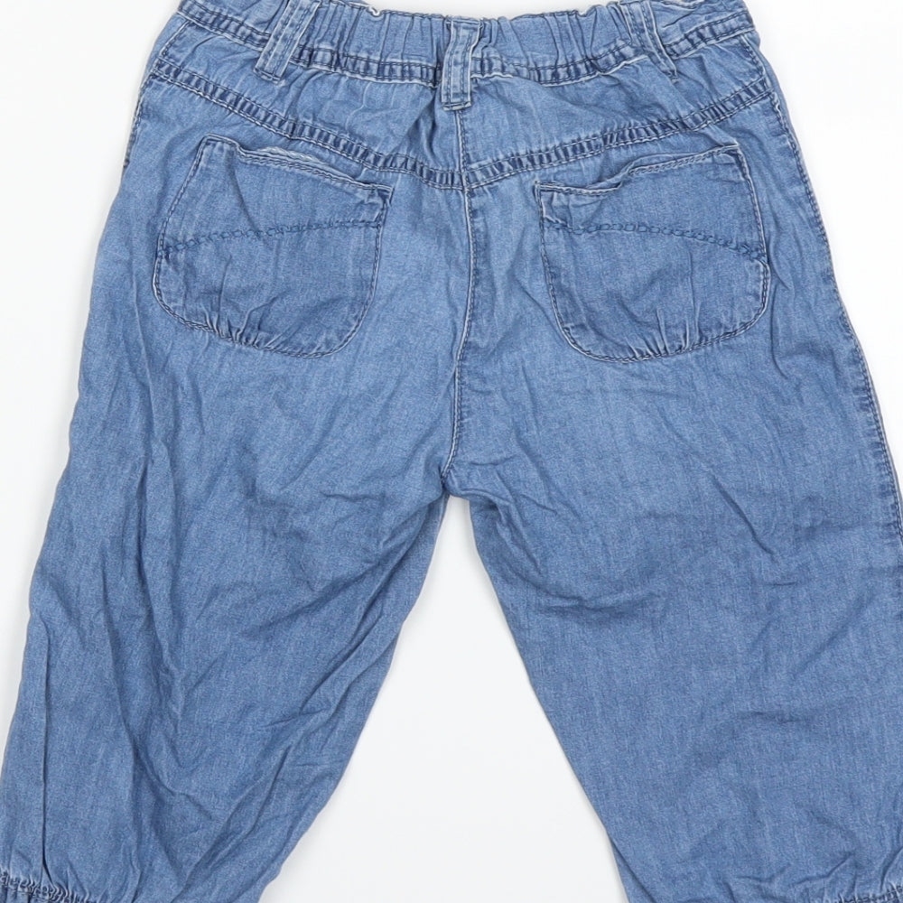 Matalan Girls Blue   Jegging Trousers Size 4-5 Years
