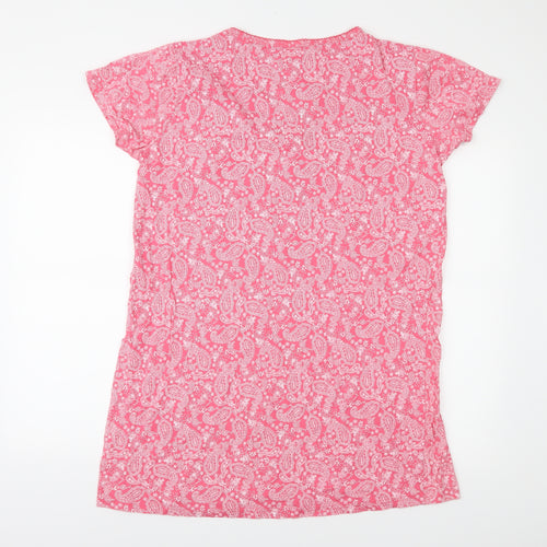 Primark Womens Pink Paisley  Top Nightshirt Size 14