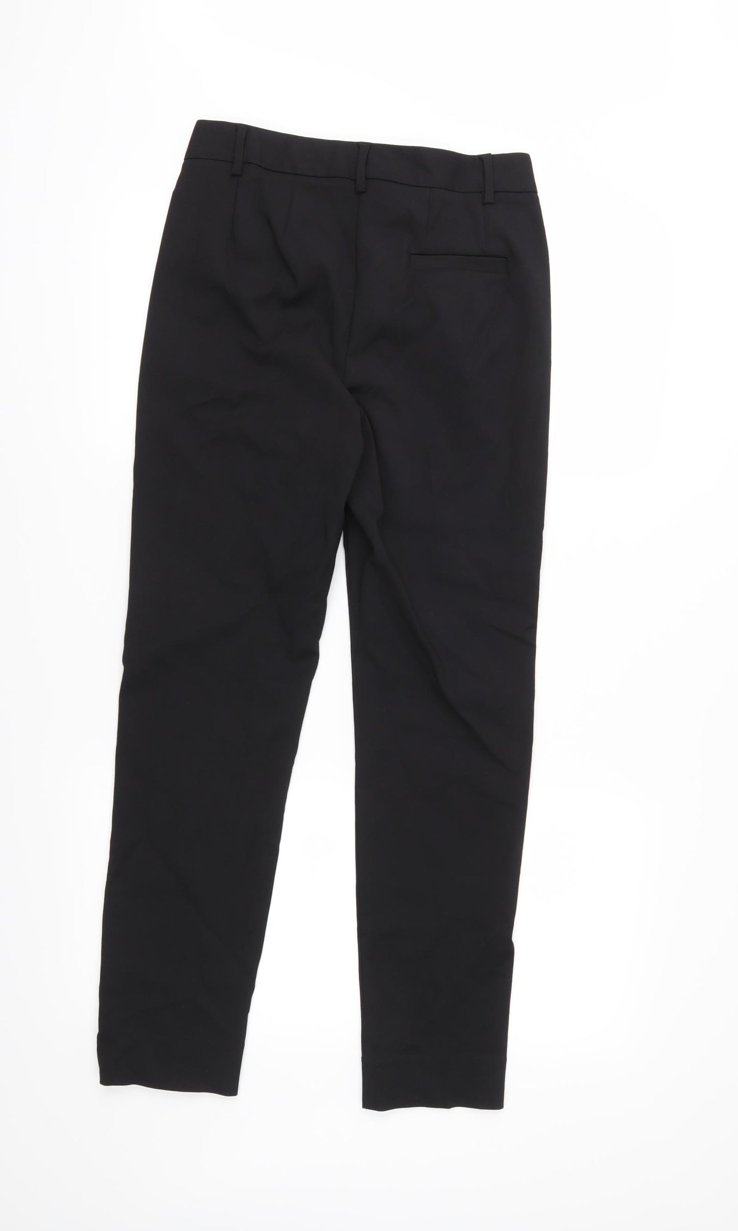 M&S Womens Black   Cropped Trousers Size 8 L27 in