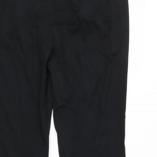 M&S Womens Black   Trousers  Size 12 L30 in