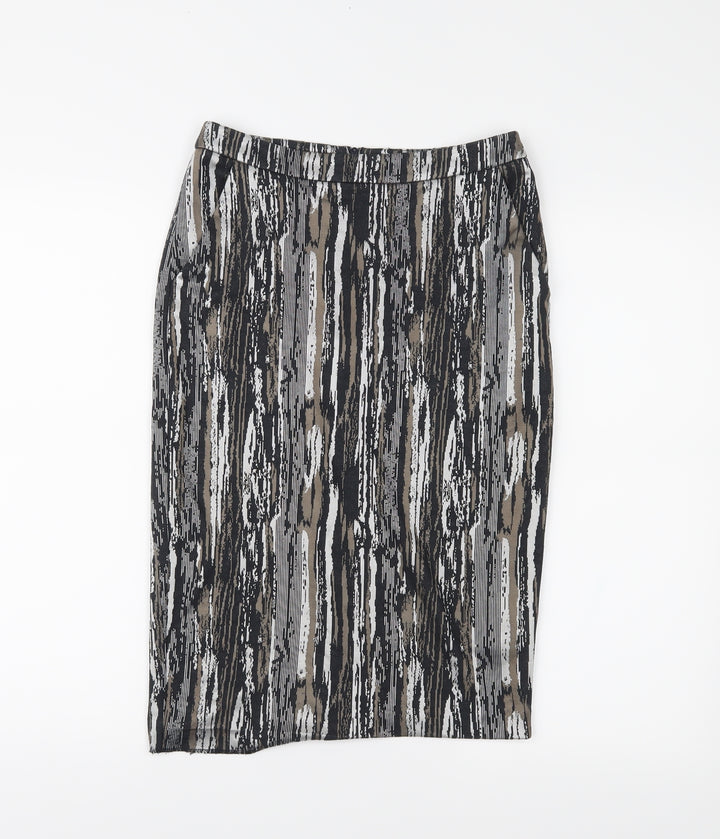 George Womens Black Straight & Pencil Skirt Size 8