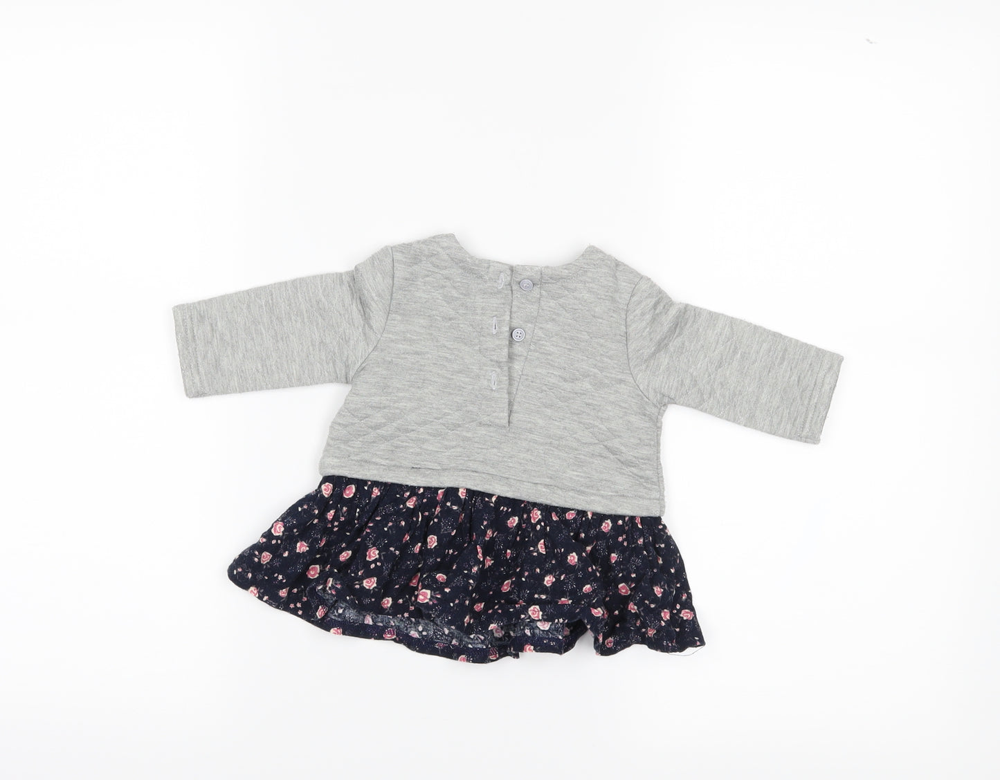Matalan Girls Grey   Pullover Jumper Size 0-3 Months