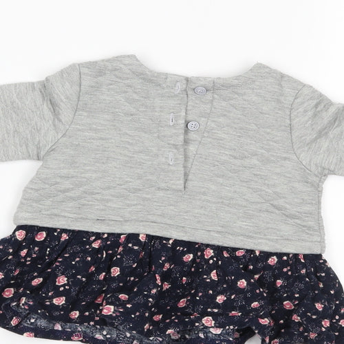 Matalan Girls Grey   Pullover Jumper Size 0-3 Months