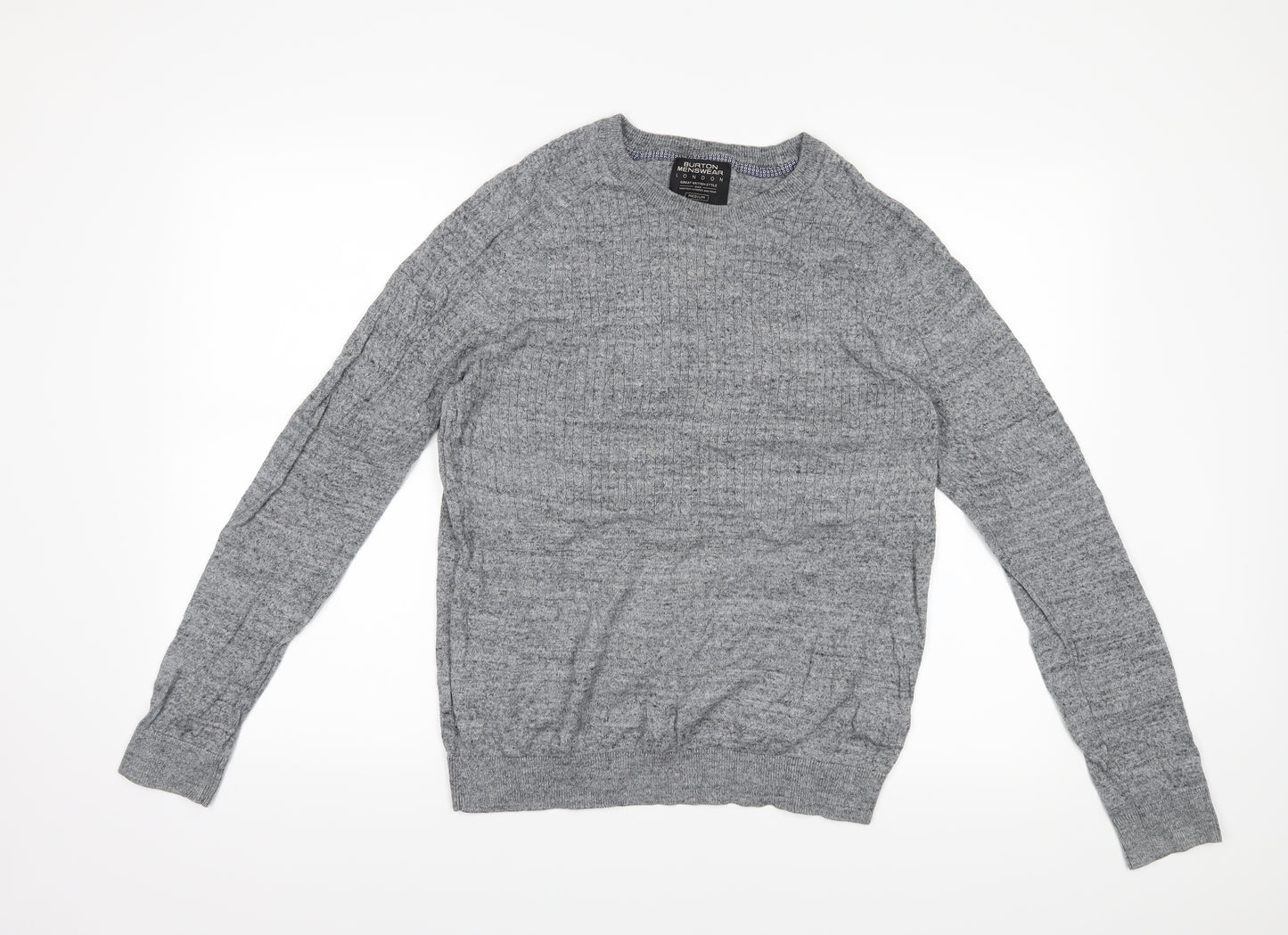 Burton Mens Grey   Pullover Jumper Size M