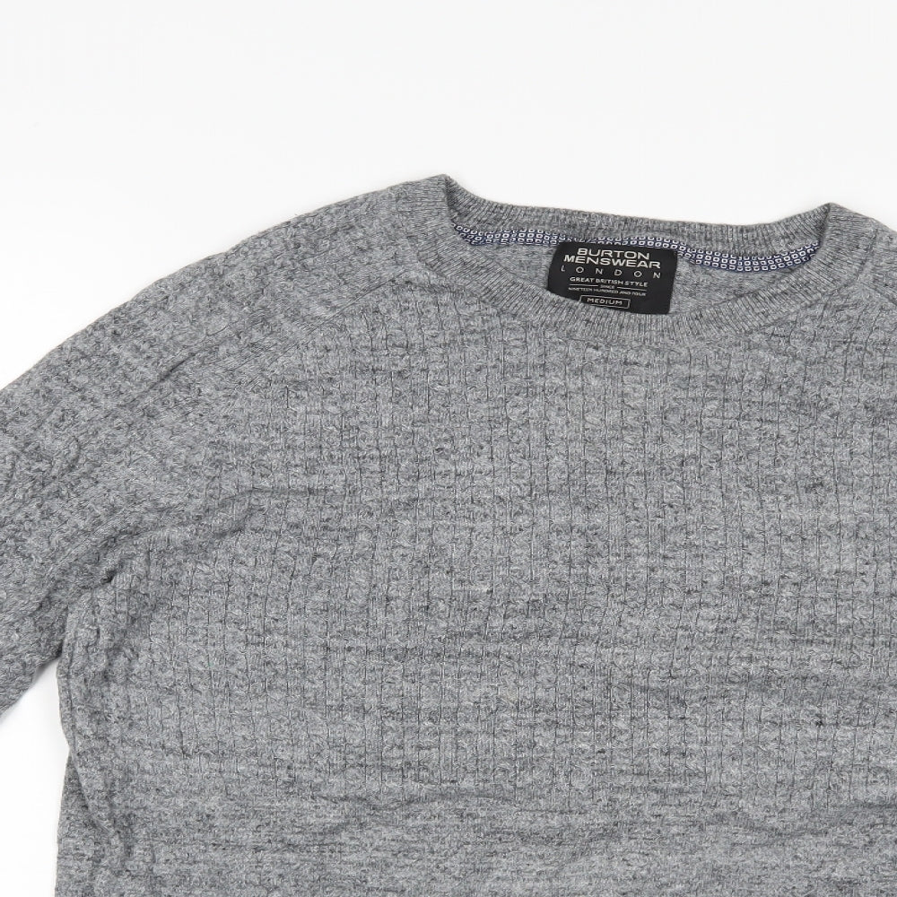 Burton Mens Grey   Pullover Jumper Size M
