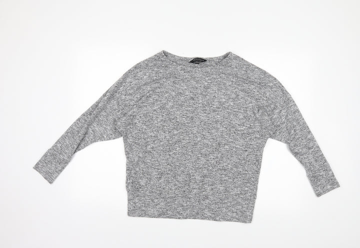 Dorothy Perkins Womens Grey Pullover Jumper Size 10