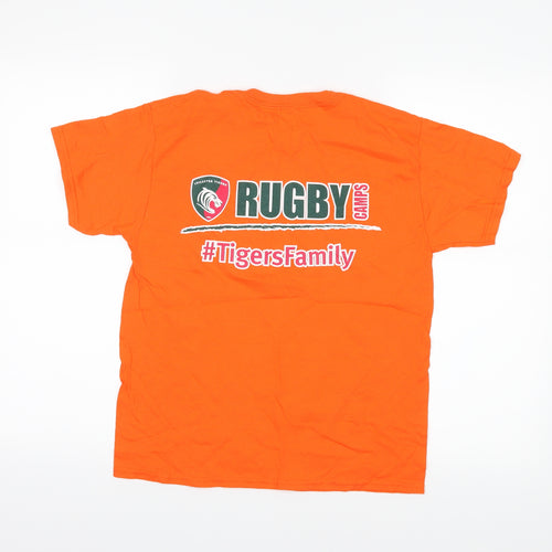 Gildan Boys Orange   Basic T-Shirt Size M
