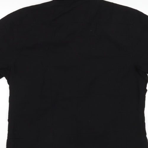 Cedar Wood State Mens Black    Button-Up Size L