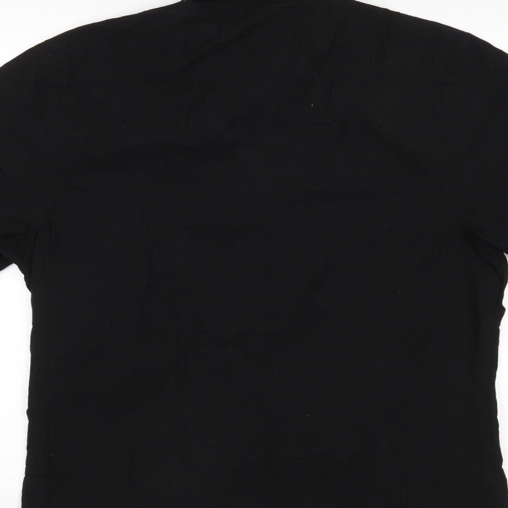 Cedar Wood State Mens Black    Button-Up Size L