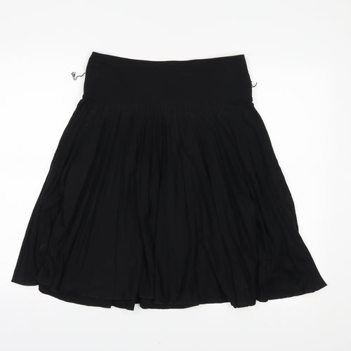 Monsoon Womens Black   Pleated Skirt Size 8