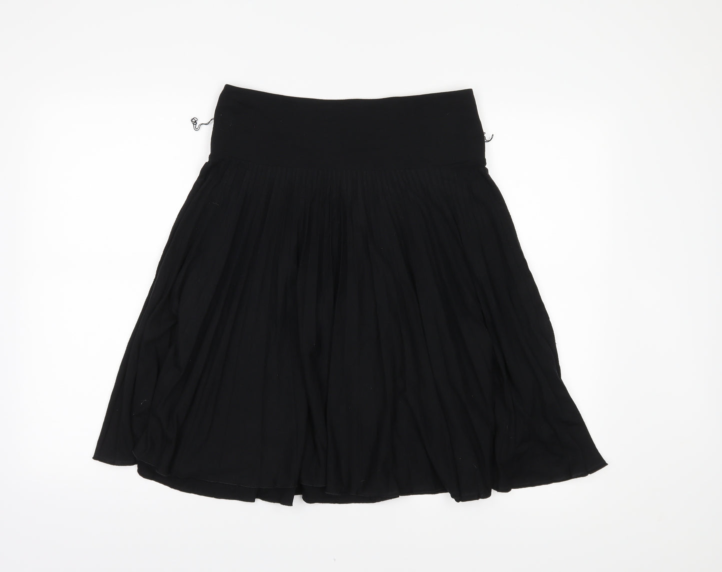 Monsoon Womens Black   Pleated Skirt Size 8