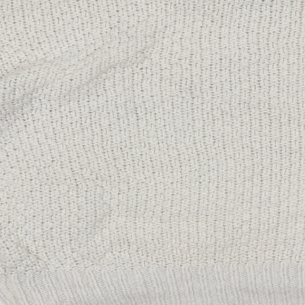 Primark Womens White   Pullover Jumper Size 10