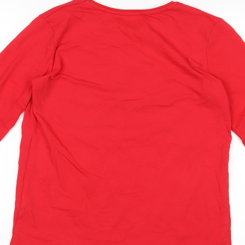 Primark Girls Red    T-Shirt Size 12-13 Years
