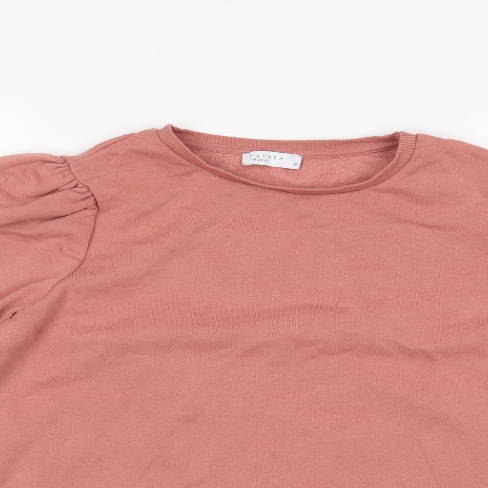 Papaya Womens Pink   Pullover Jumper Size 10