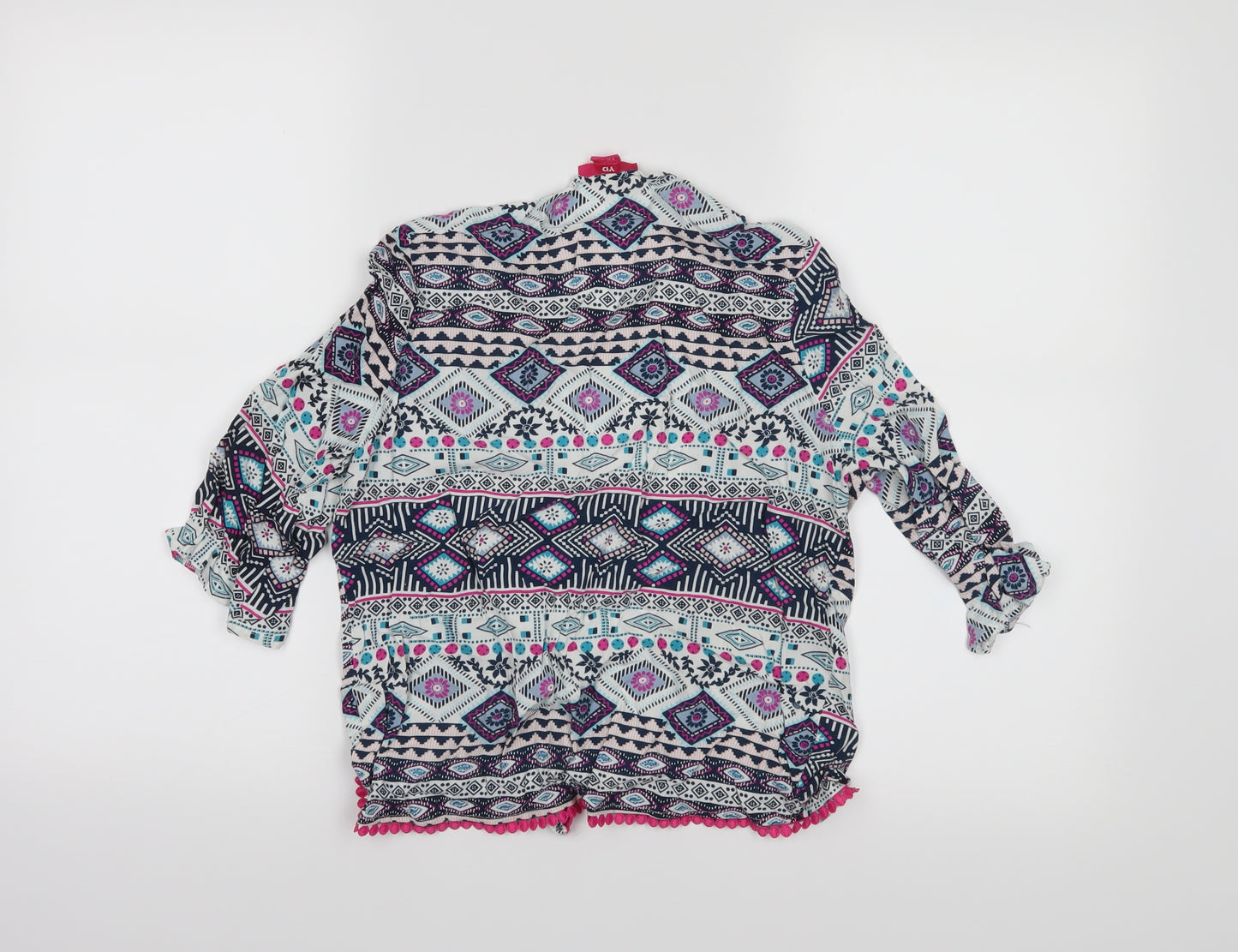 YD Girls Blue   Cardigan Jumper Size 9-10 Years