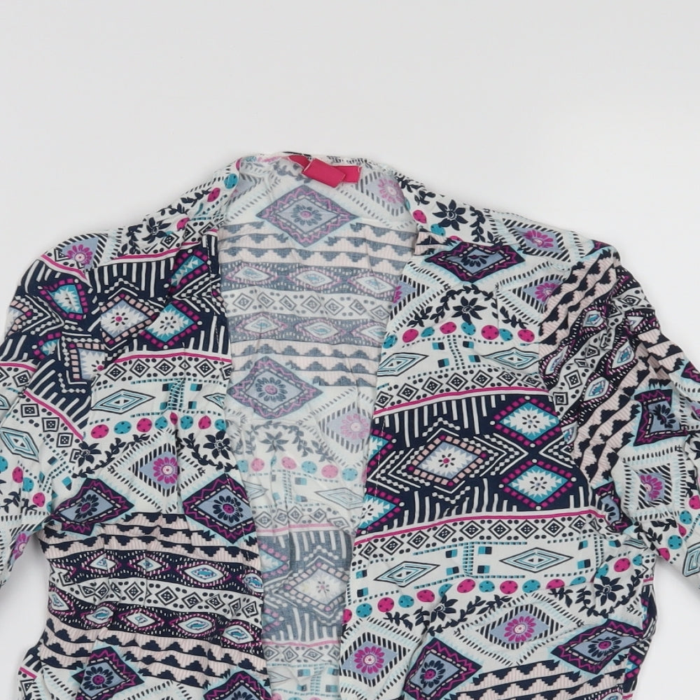 YD Girls Blue   Cardigan Jumper Size 9-10 Years