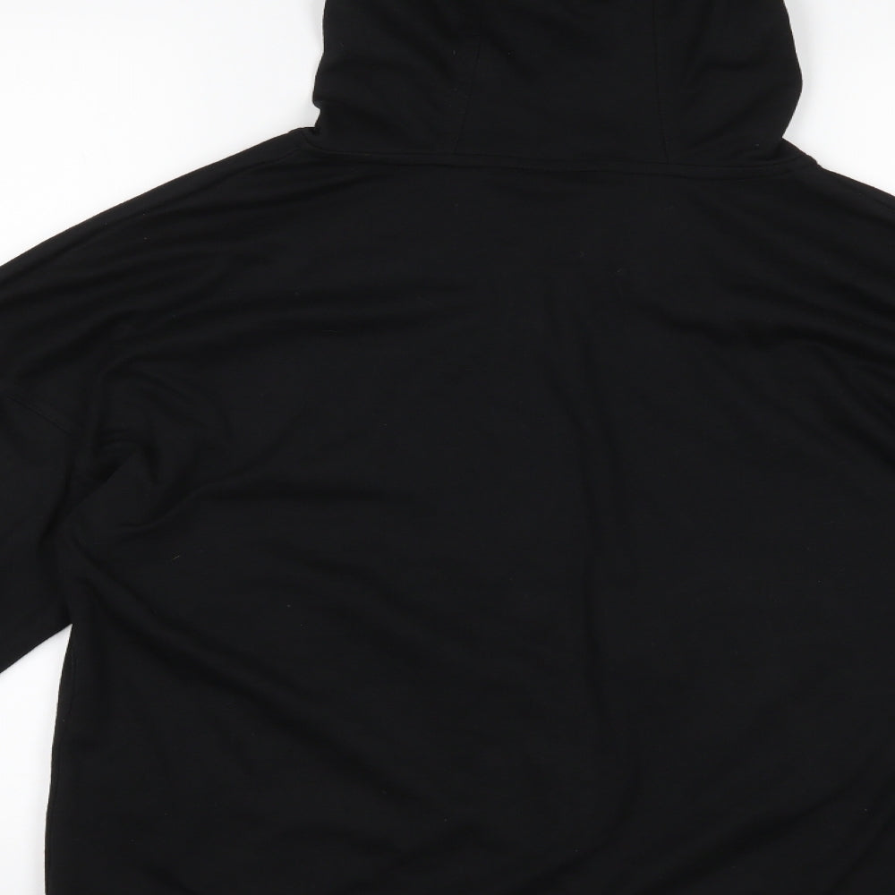 Lonsdale Womens Black   Full Zip Hoodie Size 16