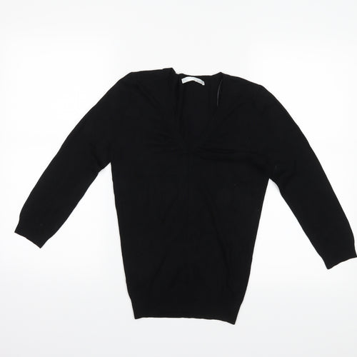 AMARANTO Womens Black   Pullover Jumper Size 10