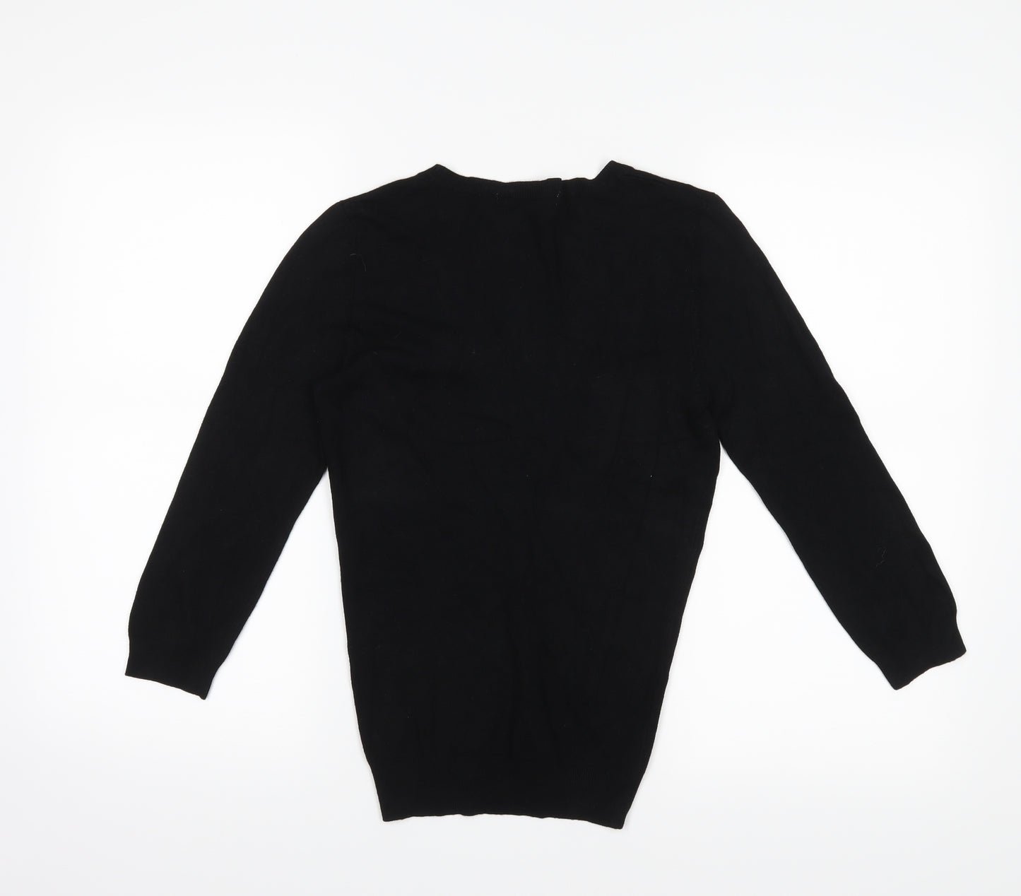 AMARANTO Womens Black   Pullover Jumper Size 10