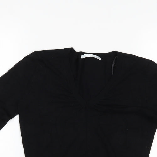 AMARANTO Womens Black   Pullover Jumper Size 10